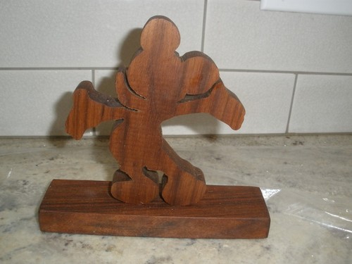 Wooden mickey mouse handmade - mickey,