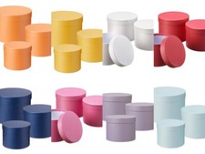 Hat Boxes Floristry Symphony Lined  Flower  OASIS® Sets of 3 Choice Of Colours
