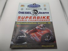 1992 DONINGTON PARK PROGRAMME