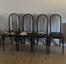 4 x Baumann Bentwood French Bistro/ Cafe Chairs All Solid, Upholstery Project