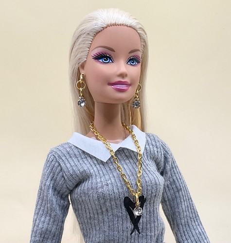 Barbie diamanté necklace - diamanté, &