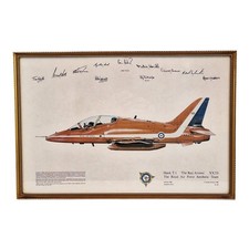 Signed Print Hawk T1 Red