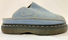 Dr Martens Airwair Open Toe Light Blue Suede Clogs/Sandals Size UK 5 (Mar)