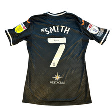 Swansea City 2021/2022 Match Worn Away Shirt - Smith 7