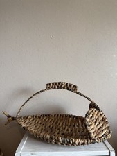 Vintage Fish Wicker Woven
