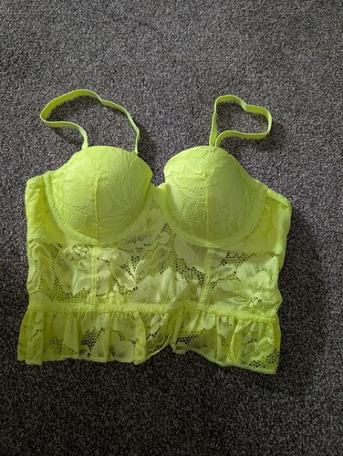 Senza bra crop top - top, rave