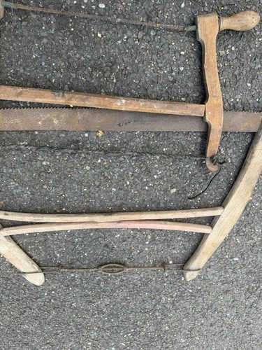 Vintage wooden bow - bow, saw