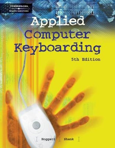 Applied computer keyboarding - computer,
