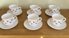 Vintage Geometric Red & Green