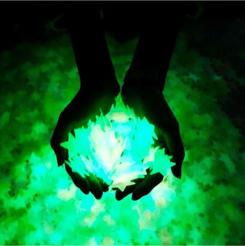 Glowing stars starry sky - glowing,