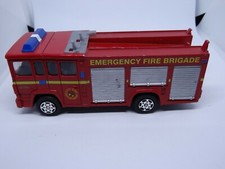 Husky Corgi 13cm Long Diecast - Fire Engine - Red /no ladder/