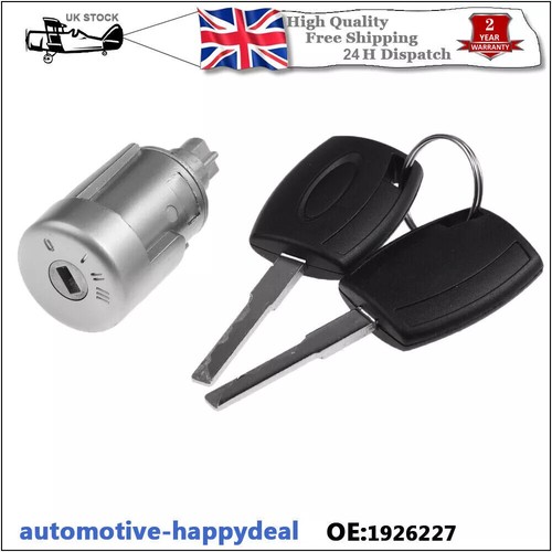 Ignition barrel lock 2 keys - barrel,