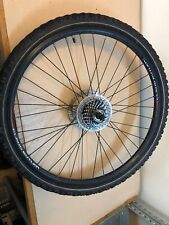 Mountain bike wheel rear wheel claud Butler 26" tyre inner tube quando hub