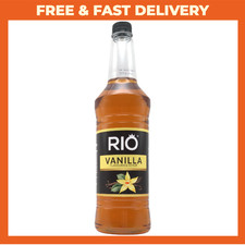 Rio Vanilla Syrup | for Coffee & Cocktails | 1 Litre Bottles