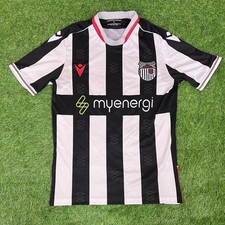 Grimsby Town 2022/2023 Home Football Shirt- Macron- Size Small