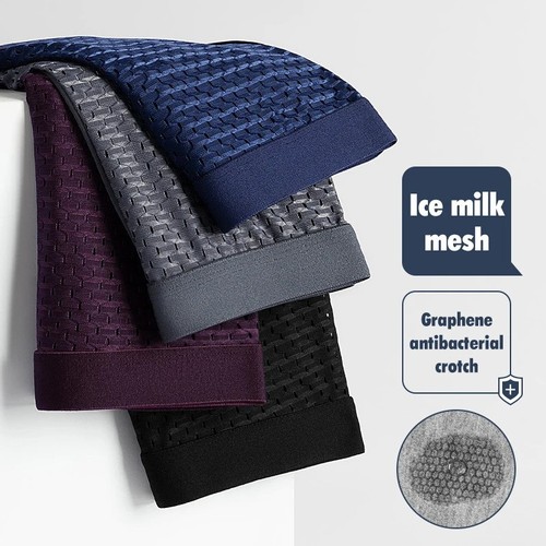 4pcs men underwear ice silk - men's,
