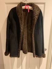 Black Antartex women's sheepskin coat - excellent condition