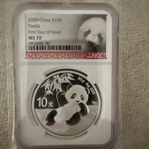 2020 silver panda ms70 - ms70, ngc
