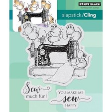 Penny Black Cling Rubber Stamp - Sew Much Fun 40-533