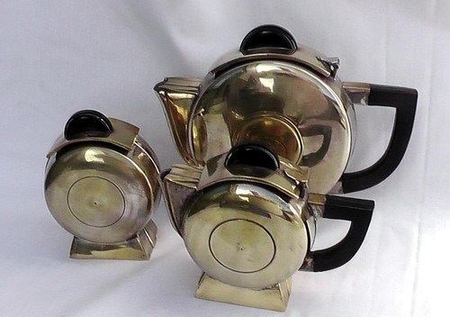 Art deco tea set - art, christofle