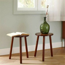 2X Round Bamboo Coffee Side