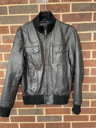 Jack jones black leather - jack&jones,