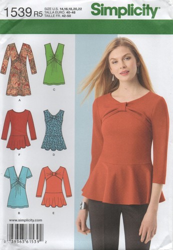 Simplicity sewing pattern 1539 - pattern,
