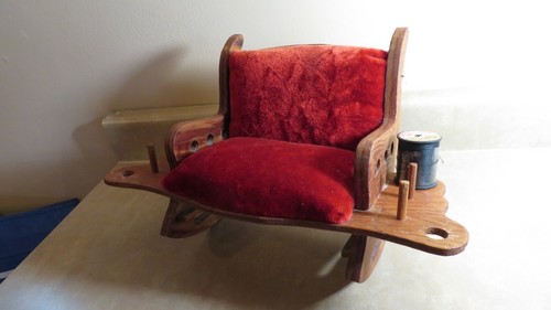Vintage wood rocking chair - vintage,