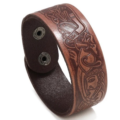 Genuine leather emboss - leather, ancient