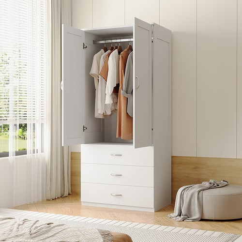 Double door bedroom - double, wood