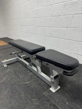 HAMMER STRENGTH MULTI ADJUSTABLE PRO STYLE BENCH BLACK FLAT INCLINE LIFE FITNESS