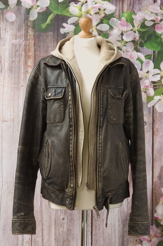 River island vintage leather - river,