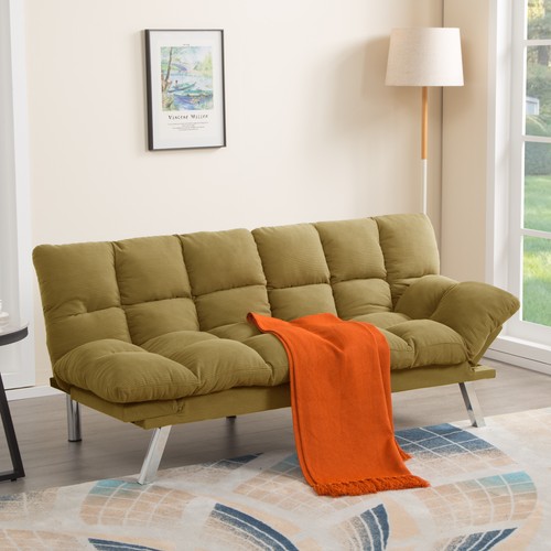 Corduroy 2seater sofa futon - 2seater,