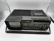 Silver - TV - Radio - Cassette Recorder - RVT50KU - JAPAN - VERY RARE