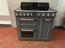 Smeg Victoria 90cm  Induction Range Cooker . Grey