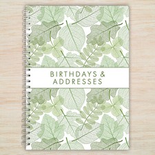 A5 Address & Birthday Book | A–Z Contacts | Telephone Directory | Handmade in UK