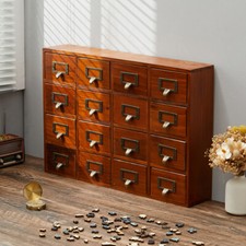Vintage Wooden Desktop Drawers