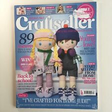 Craftseller Issue 53 Sept 2015 Boy Girl Doll Scarf Toffee Apple Quilt Magazine