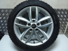 MINI R60 Countryman 17in Silver Double Spoke Alloy Wheel Rim w/ M&S Tyre 9803723