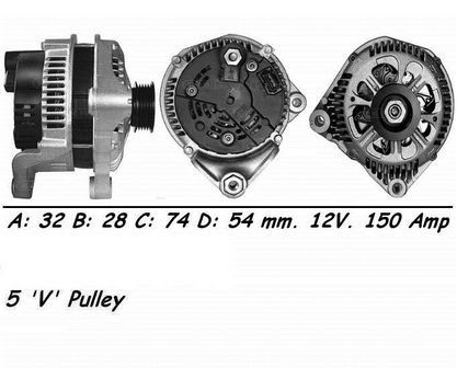 Alternator 150amp for - alternator,