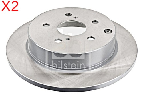 Febi x2pcs rear brake disc - rear, for
