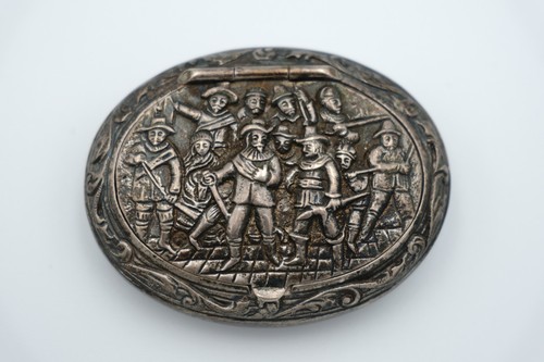 Dutch 833 silver - silver, repoussé