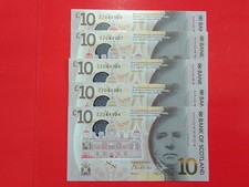 1X Scarce Bank of Scotland Replacement Polymer £10 ZZ PREFIX Issued 2016 GEM UNC