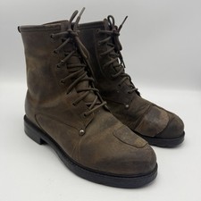 TCX 7300W X-Blend WP Lace Up Leather Motorcycle Boots Nubuck Brown UK 9 EU 43