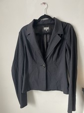 Naf Naf charcoal black blazer