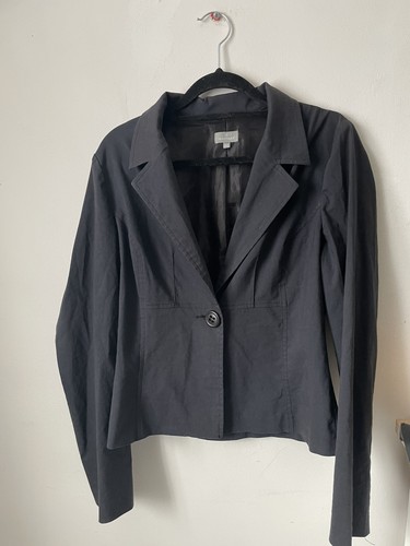 Naf charcoal black blazer - naf,