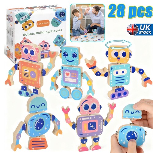 28pcs childrens wooden - 28pcs,