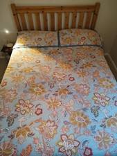Dorma Samira Teal Double Bed