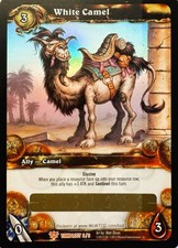 WoW TCG Loot Card - White Camel - Unused/Unscratched