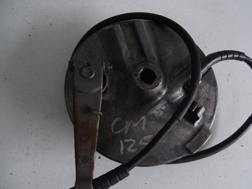 Honda cm125 front brake plate - honda,